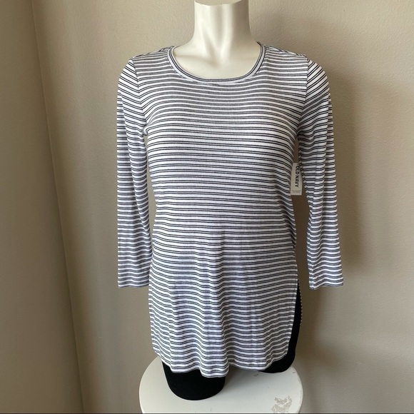 NWT old navy ribknit long sleeve side slit tunic L - Picture 1 of 4